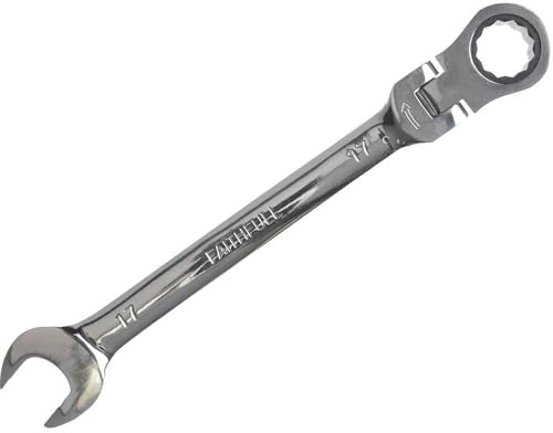 Faithfull SPARAT17 Flex Head Ratchet Combination Spanner