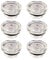 sourcing map Niveau d'huile Compresseur d'air Jauge Bouchon Voyant d'Huile Indicateur Viseur Niveau de Liquide en Plastique Filetage 20mm 6Pcs