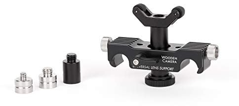 Wooden Camera 175400 Universal Lens Support (15mm LW) schwarz