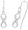 Amor Damen-Ohrhänger Infinity Unendlichkeitszeichen 925 Silber rhodiniert weiß - 527521