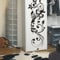 INDIGOS UG - Wandtattoo Wohnzimmer - Wandaufkleber Pflanze Blume Gewirr filigran 96x32cm, türkis w439 - Aufkleber Kinderzimmer Schlafzimmer Küche Badezimmer Büro Dekoration