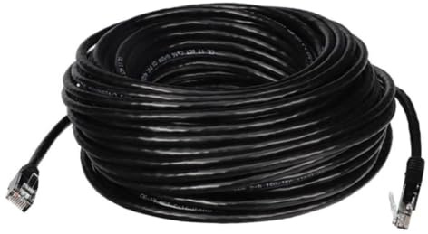 Advanced Kabel-Technologie schwarz 20 m schwarz Netzwerkkabel ? 20 m Netzwerk-Kabel UTP CAT6 Patchcable (20 m, RJ-45/RJ-45, schwarz)