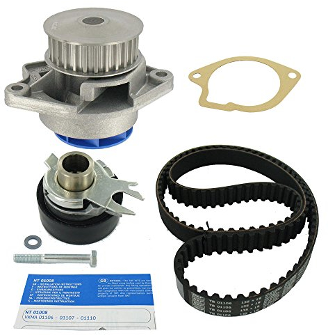 SKF VKMC 01107 Spannrollensatz inkl. Wasserpumpe, Black