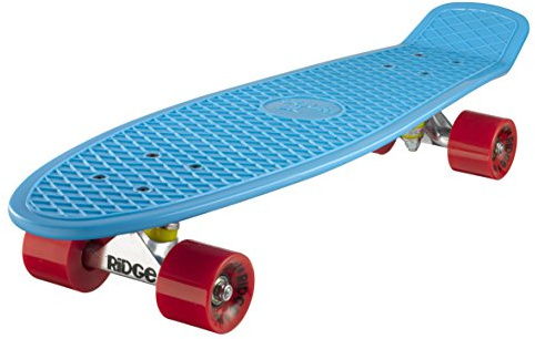 Ridge PB-27-Blue-Red Skateboard, Blue/Red, 69 cm