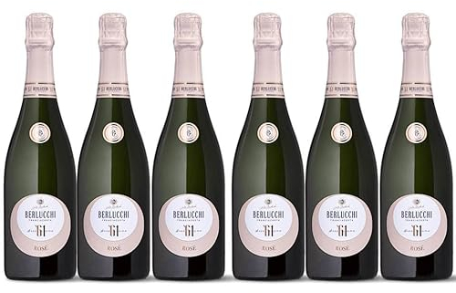 Berlucchi 61 Franciacorta Rosè 6 Bottiglie da 0,75 l (ed.2022)