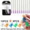 10Stk Fibernails Fiberglas für Nagelverlängerung Nagel Acryl Tipps Set mit 5stk Nagel Klemmen