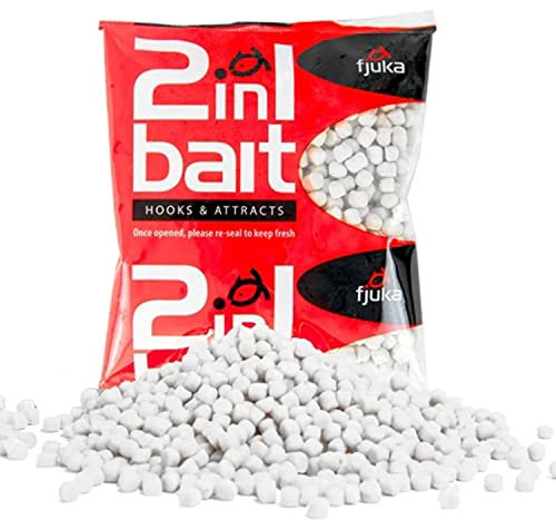 Fjuka 2in1 Original - 5mm Hook Bait. The soft feed pellet & attractant (white)