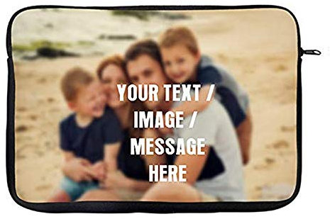 Personalised with your own Text/Image/Any Name themed Slim Fit The Ideal Travel Bag To Keep Your Lap top Safe Compatible W / 13” / 14” / 15” Laptop Sleeve Unique Laptop Accessories (14)