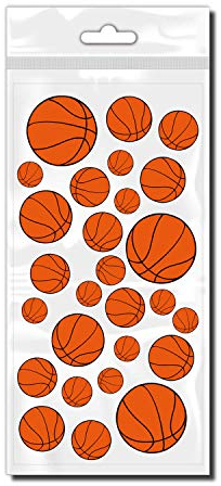 style4Bike Basketball sportliche Basketbälle als Bike Sticker Set für Fahrrad ✓ Coole Aufkleber ✓ | D00070