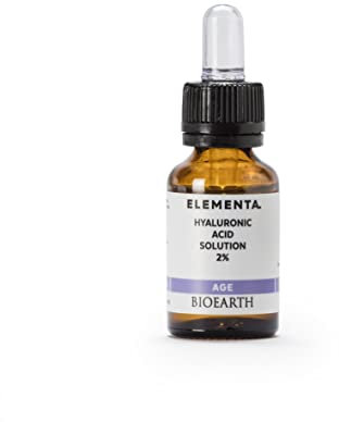 Bioearth ELEMENTA Booster Viso HYALURONIC ACID SOLUTION 2% Acido Ialuronico Bio 15 ml Made In Italy