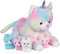 PixieCrush | Einhorn Stofftiere – Plüschtiere – Niedliches Squishy Kissen Spielzeug – Gefüllte Mama Einhorn Kitty Katze mit 4 Baby-Einhörnern – Geschenk Geschenk Tierkissen für Kinder, Mädchen und
