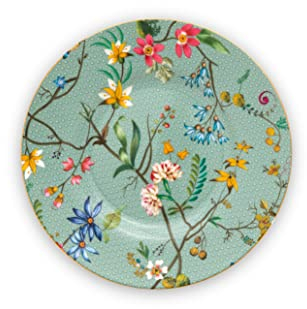 [W] Petit Four Jolie Flowers Blue 12cm