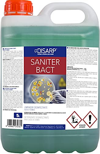 Limpiador desinfectante sin lejía. Saniter bact