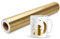 Prime Vinyl Permanente Metallisch Vinylfolie Plotter -30,5cmx305cm- Plotterfolie Gebürstetes Gold Vinyl Rollen, Permanente Selbstklebende Vinylfolie für Cricut und Anderen Bastelschneidern