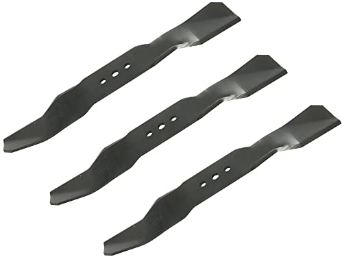 SECURA Messer Set (3 Messer) kompatibel mit Husqvarna Rider Jonsered 103cm 504188210 544308101 544103001 504188201