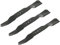 SECURA 3x Lame adapté pour Husqvarna Rider 103cm 504188210 504188201 544103001