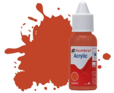 Humbrol No.100 Red Brown Matt Acrylic Paint 14ml DB0100