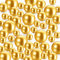 TYEQWT Schwimmende Perlen, 150Pcs Kunstperlen, Floating Pearls, Schwimmende Perlen für Vasenfüller, Perlen Ohne Loch, Kunststoffperlen für Vasen DIY-Basteln Karneval Fasching Deko,8/14/20mm (Goldgelb)