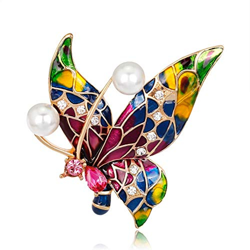 Schmuck perle schmetterling brosche farbe diamant schmetterling brosche modisch langlebig robust und kostengünstig Schön und praktisch