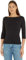 Tommy Hilfiger Women's Long Sleeve Slim Fit Boat Neck Top, Black (Black), S