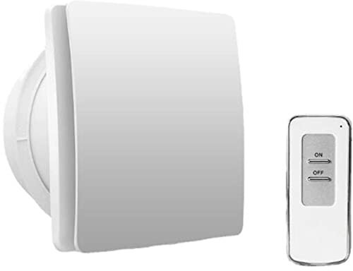 Weyot Estrattore Aria,aspiratore Bagno,Montaggio A Parete Muto Aspiratore Cucina,220v Ventilatore Industriale Con Telecomando E Motore Tutto in Rame,4 inches