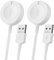 Sinoacc 2pcs 100cm Chargeur Compatible avec Fossil Gen 6/Gen 5/Gen 5e/Gen 4/Skagen Falster 2/Misfit Vapor 2/Diesel Guard 2.5,Blanc