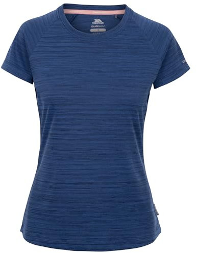 Trespass Womens Active Top Vickland - Ladies Sports T-Shirt, Workout Tops, Short Sleeve Tee Shirts, Quick Dry Fitness Tshirt, Activewear for Running Gym Exercise