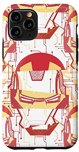 Marvel Iron Man Tony Stark Spliced Helmet Case for iPhone 11 Pro