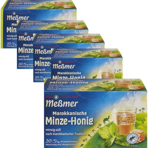 Meßmer Marokkanische Minze-Honig Tee 20 ST x 5 er Pack