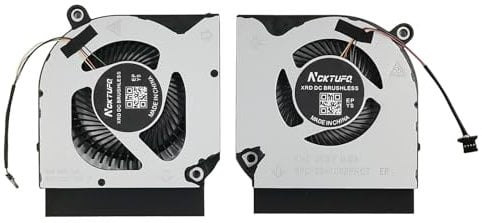 AIVIBRANT CPU&GPU Cooling Fan Compatible with ACER Nitro 5 AN515-44 AN515-45 AN515-55 AN515-56 AN515-57 AN517-41 AN517-52 AN517-54, 4-Wire 4-pin, P/N DC28000X1F0 DC28000QDF0 DC28000X0F0 DC28000QEF0
