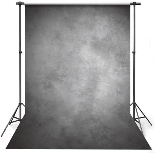 VEOEOV 1.5X2.1m Photo Backdrop Abstract Light Grey Photography Backdrop for Studio Props