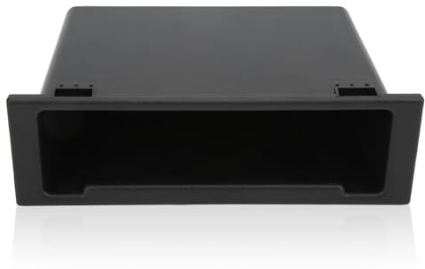 Car Stereo Blanking Plate Car Single Din Pocket Dash Kit Pocket Single Din Radio Tray Single Din Pocket Universal Stereo Holder for Car
