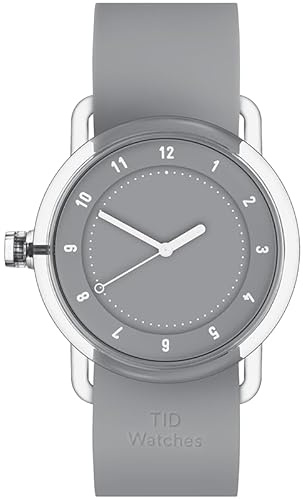 TID Einfache wasserdichte Sportuhr mit weißem Silikonarmband für Damen, Prüfung, Festival-Geschenk, Paaruhr, Die Uhr ist Teil des Produkts, Minimalistisch
