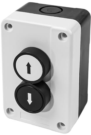 VOANZO Interruttore a Pulsante autoripristinante, Interruttore di Segnalazione su e Giù Impermeabile, Controllo della Porta avvolgibile e Interruttore di Sollevamento della Coda del Camion