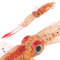 Beimus Kunstköder zum Meeresangeln, Tintenfisch mit Ohren, dünne Flosse, weiche Köder, Fischform
