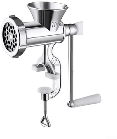 FACULX Tritacarne manuale, macchina per salsicce, tritacarne manuale, macchina per ripieno di salsicce domestiche, tritacarne per utensili da cucina (L)