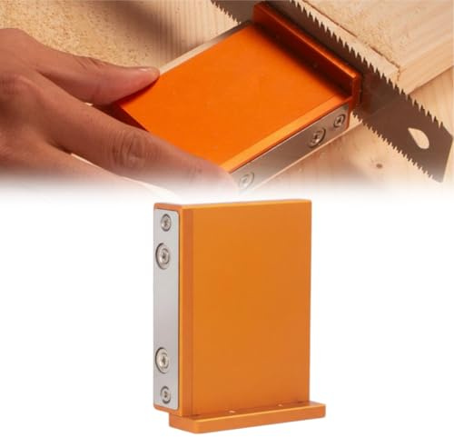90 Degree Cutting Jig,Right Angle Saw Guide with Dual Sided Magnets,Alu-minium Saw Guide Tool,Magnetic Right-Angle Cutting,90 Degree Cuttings Tool For Woodworking Circular Saws