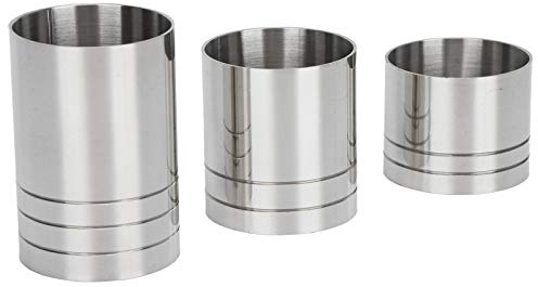 AKLOSIPY Up Set - Stainless Steel Bartender Tool for Accurate Cocktail Measurement K Measuring Tools,25ml Jigger,35ml Jigger,50ml,Supplies,Professional Bartender