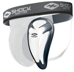 Shock Doctor - 213 - Groin Guard with BioFlex - Cup for Sports Protection - Youth and Adult - (One Athletic Cup Groin Guard and Supporter Core) - MMA - Boxing - Karate - Taekwondo