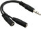 Fpuk - Cable bifurcador de audio (conector jack de 3,5 mm)