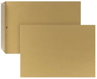 250 Versandtaschen B4 haftklebend ohne Fenster Natron braun 110g