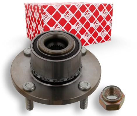 febi bilstein 32970 Radlagersatz mit Radnabe und Achsmutter, 1 Stück | Kompatibel mit: MITSUBISHI COLT CZC VI Cabriolet, COLT VI, SMART FORFOUR