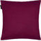 LINUM Annabell Elegant Kissenhülle 50x50 cm, 100% Baumwolle, Maschinenwaschbar, Burgunderrot