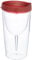 Vino2Go Double Wall Insulated Acrylic Wine Tumbler with Merlot Slide Top Lids 10 oz.