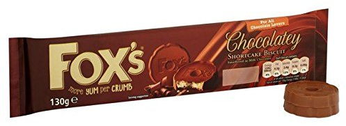 Fox's Chocolatey Milk Chocolate Round 130g - Pack of 2