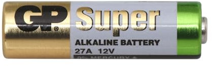 BATTERY, ALKALINE 12V GP27A 1PK | ALKALINE Non-Rechargeable Batteries By GP BATTERIES - GPCA22