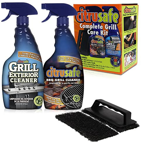 Bryson Industries Spray Limpiador de Parrilla – Barbacoa no tóxico Citrus Desengrasante Base (23 oz)
