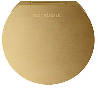 Mr Steam 103937SB AromaSteam Dampfkopf rund, Messing satiniert, Gr