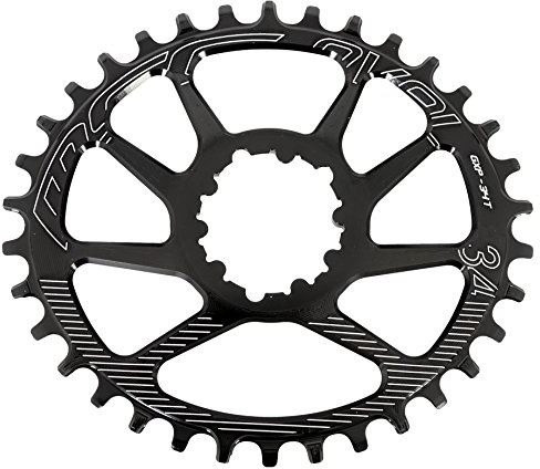 Msc Bikes DMGXP Plato Ovalado, Negro, 34 T