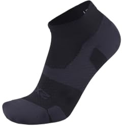 2XU Unisex Vectr Light Cush 1/4 Crew Sock Black/Titanium S